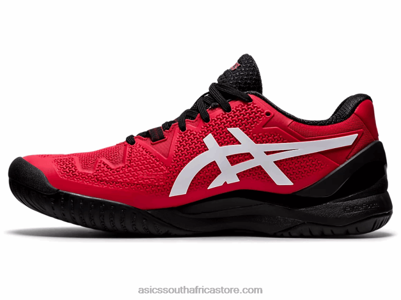 Men Asics Gel-Resolution 8 LH4X01747 Electric Red/White