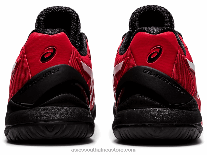 Men Asics Gel-Resolution 8 LH4X01747 Electric Red/White