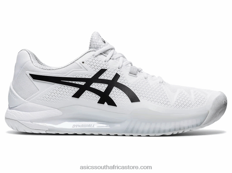 Men Asics Gel-Resolution 8 LH4X01842 White/Black