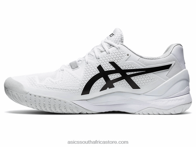 Men Asics Gel-Resolution 8 LH4X01842 White/Black