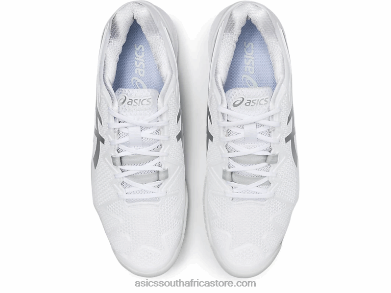 Men Asics Gel-Resolution 8 LH4X02007 White/Pure Silver