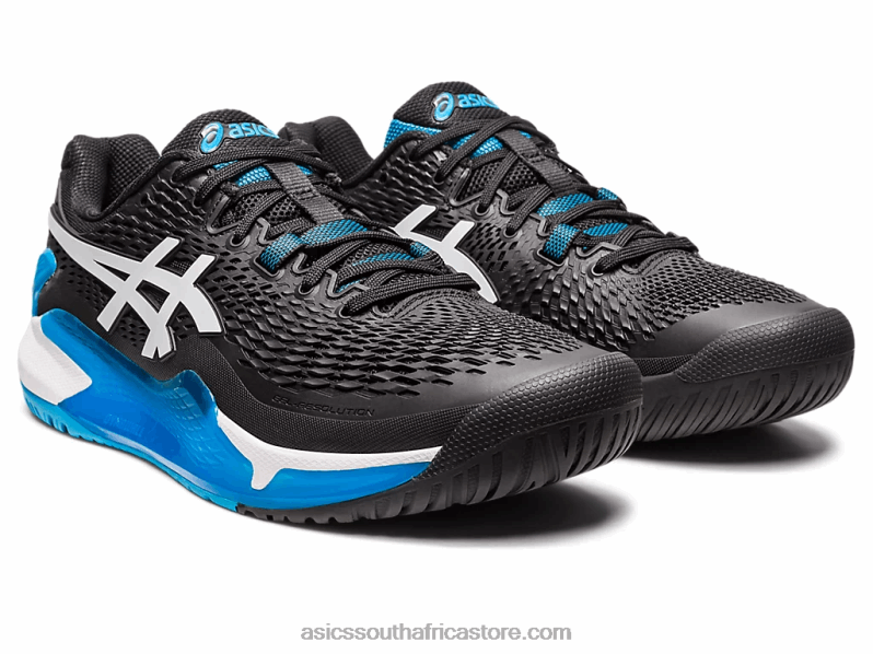 Men Asics Gel-Resolution 9 LH4X0355 Black/White