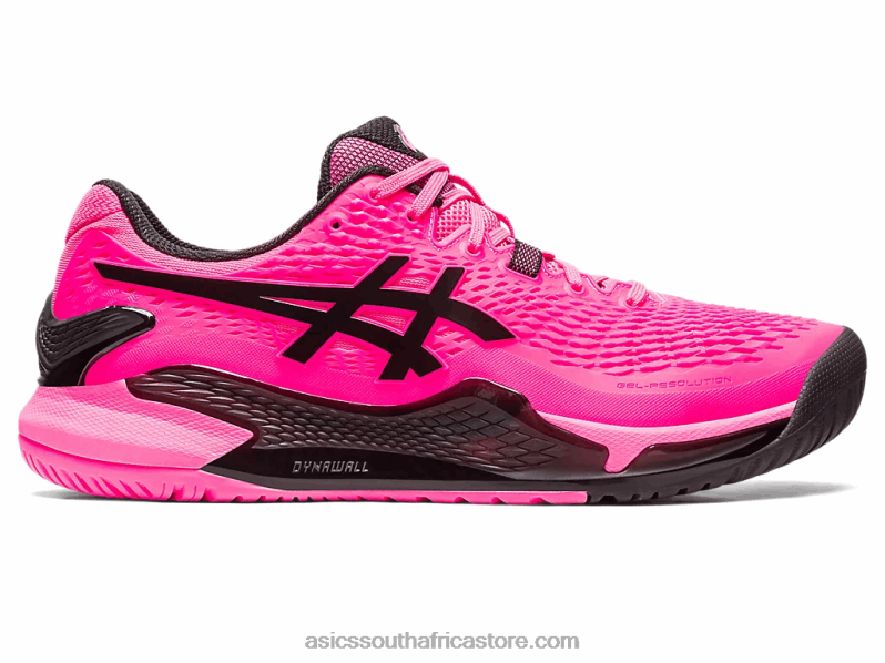 Men Asics Gel-Resolution 9 LH4X045 Hot Pink/Black