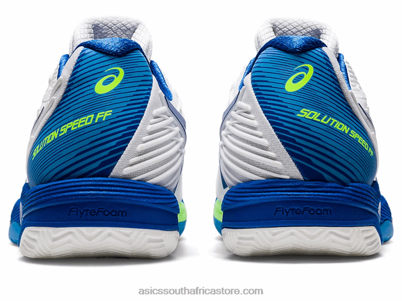 Men Asics Solution Speed FF 2 Clay LH4X0923 White/Tuna Blue