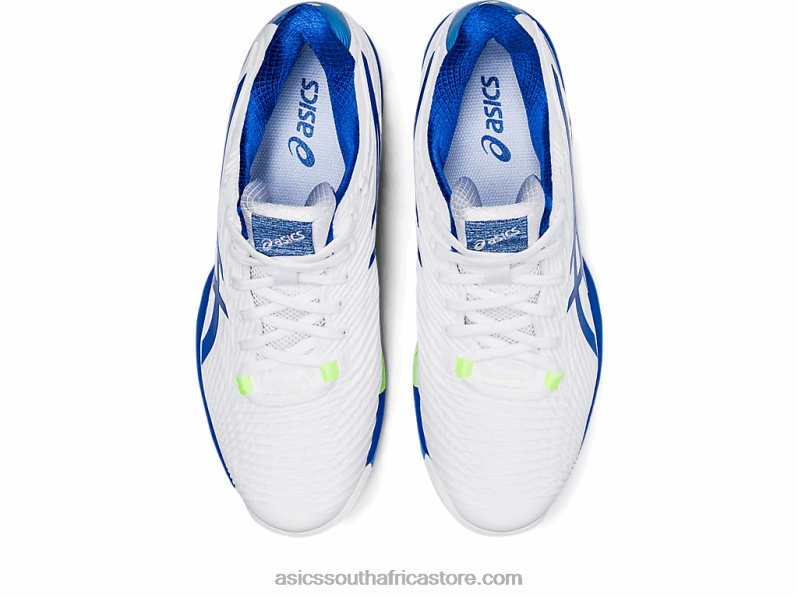 Men Asics Solution Speed FF 2 Clay LH4X0923 White/Tuna Blue