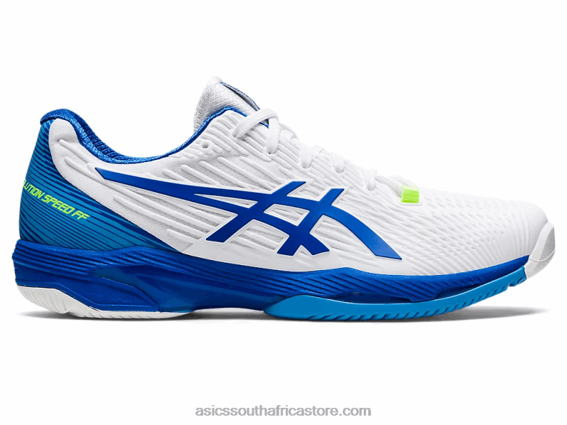 Men Asics Solution Speed FF 2 LH4X01002 White/Tuna Blue