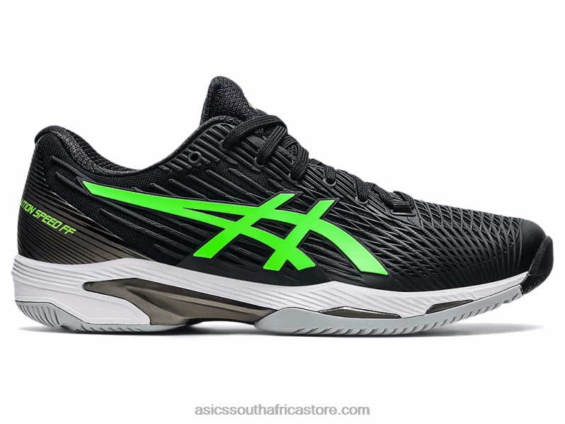 Men Asics Solution Speed FF 2 LH4X01541 Black/Green Gecko