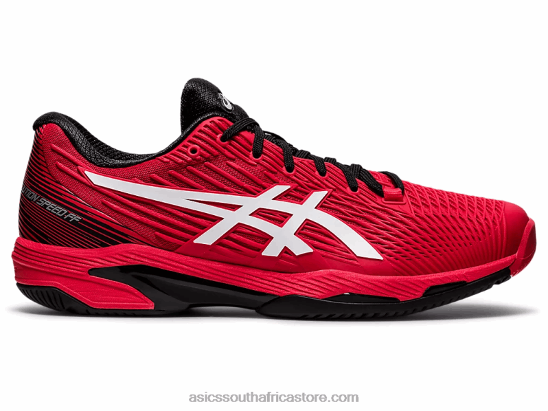 Men Asics Solution Speed FF 2 LH4X01660 Electric Red/White