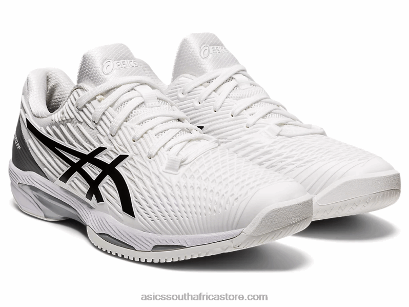 Men Asics Solution Speed FF 2 LH4X0590 White/Black