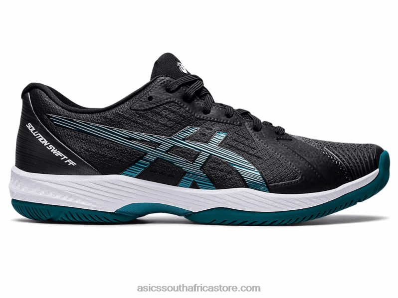 Men Asics Solution Swift FF LH4X01123 Black/Misty Pine