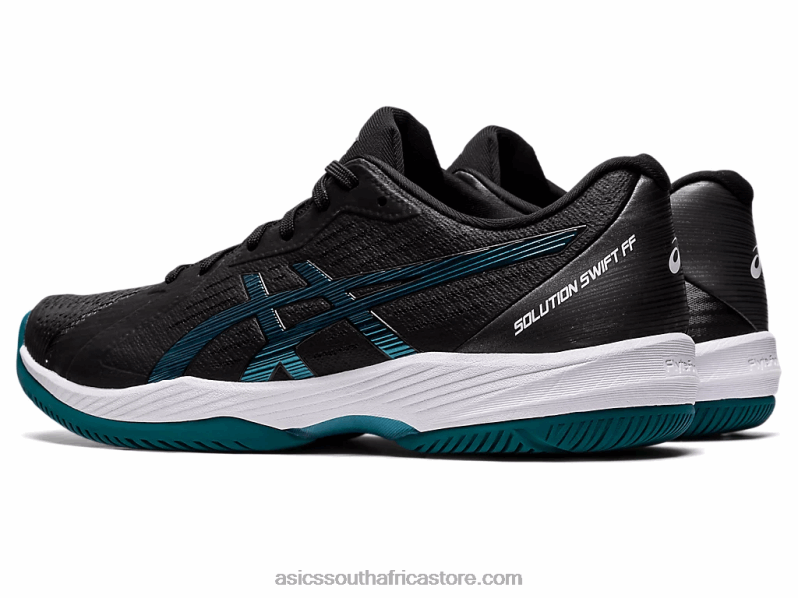 Men Asics Solution Swift FF LH4X01123 Black/Misty Pine