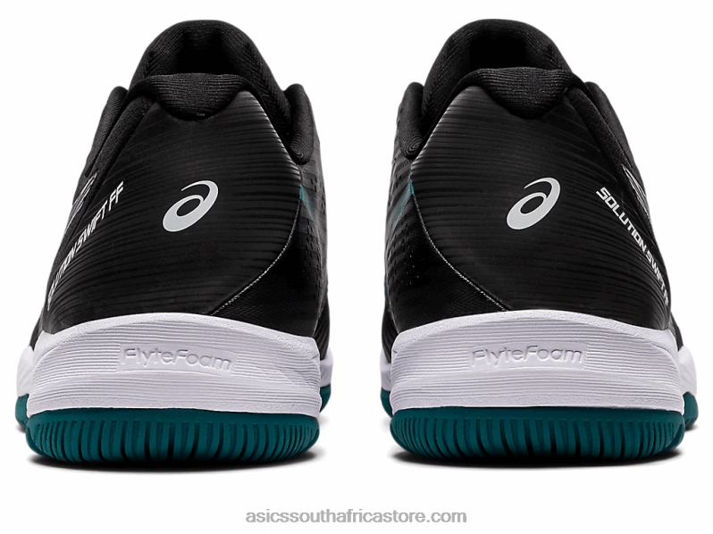 Men Asics Solution Swift FF LH4X01123 Black/Misty Pine