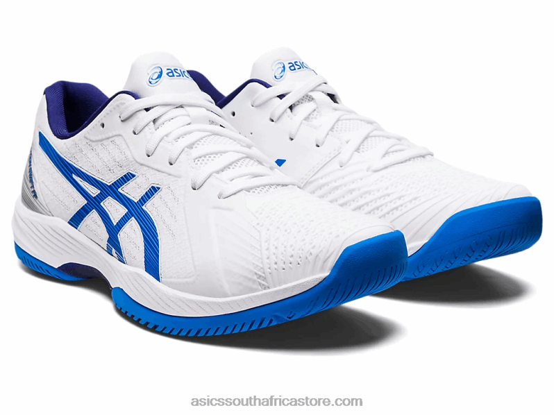 Men Asics Solution Swift FF LH4X01130 White/Electric Blue