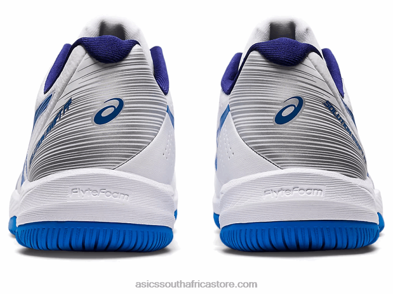 Men Asics Solution Swift FF LH4X01130 White/Electric Blue