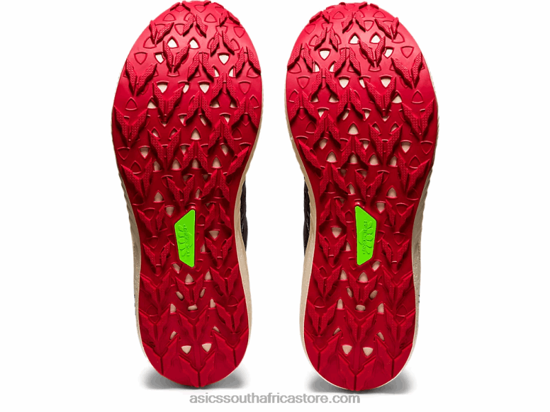 Men Asics Fuji Lite 2 LH4X01661 Black/Electric Red