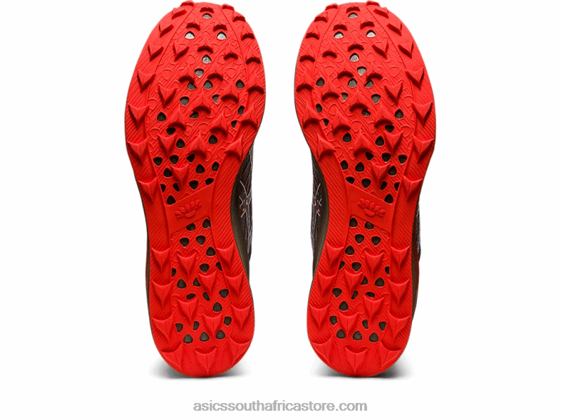 Men Asics Fujispeed LH4X0976 Black/Cherry Tomato