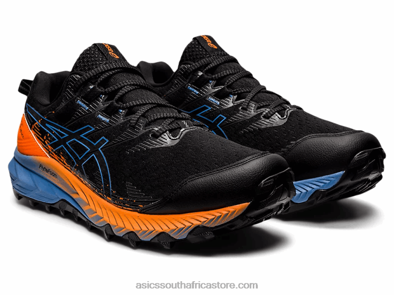 Men Asics Gel-Trabuco 10 Gtx LH4X01152 Black/Blue Harmony