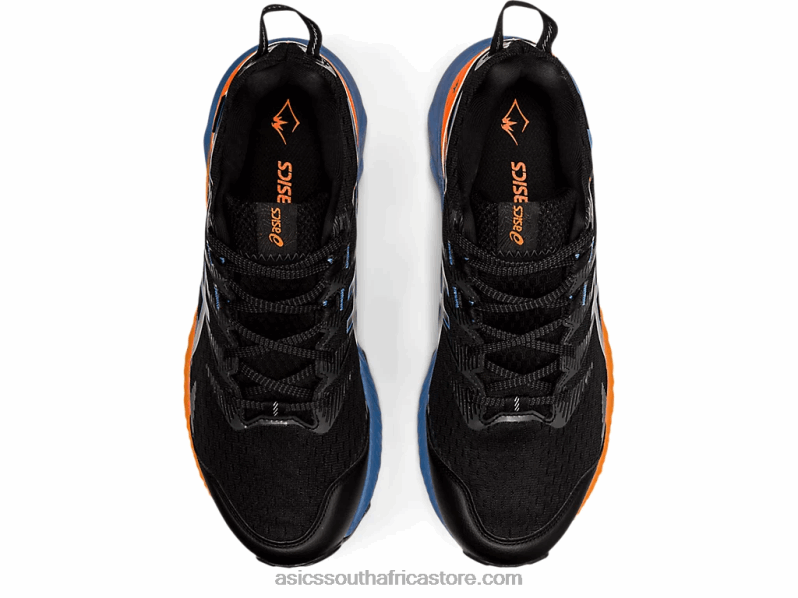 Men Asics Gel-Trabuco 10 Gtx LH4X01152 Black/Blue Harmony