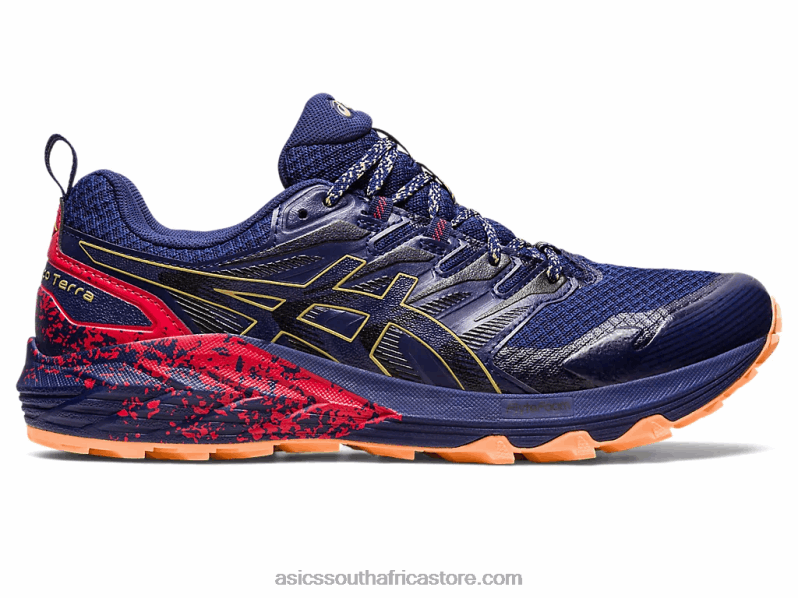 Men Asics Gel-Trabuco Terra LH4X0637 Indigo Blue/Olive Oil
