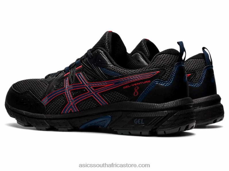 Men Asics Gel-Venture 8 LH4X01488 Black/Fiery Red
