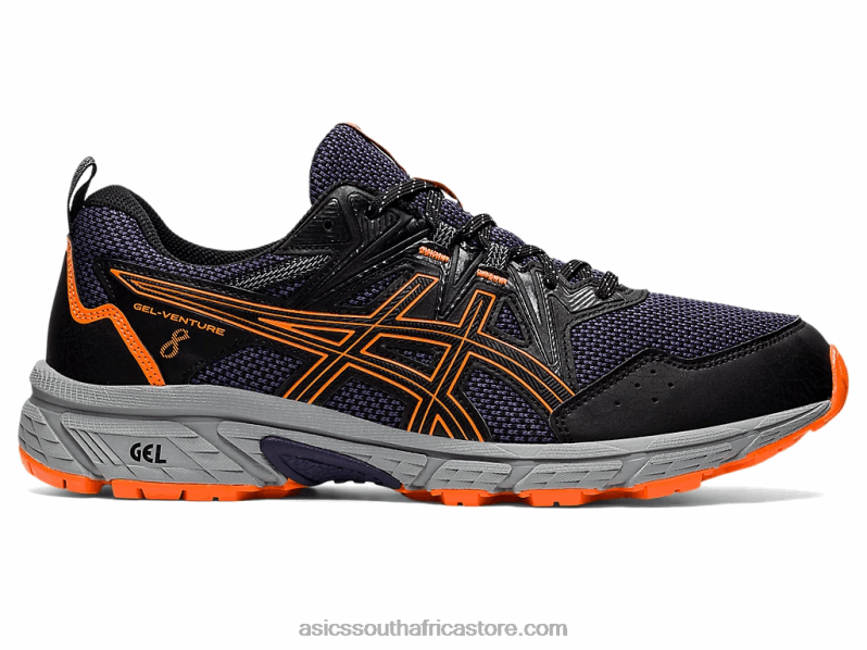 Men Asics Gel-Venture 8 LH4X01490 Black/Shocking Orange