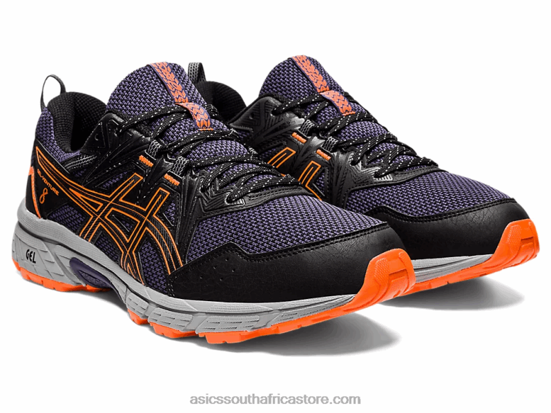 Men Asics Gel-Venture 8 LH4X01490 Black/Shocking Orange