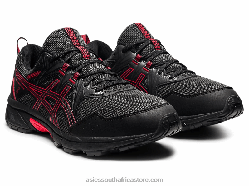 Men Asics Gel-Venture 8 LH4X01621 Black/Electric Red