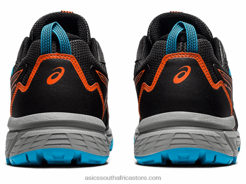 Men Asics Gel-Venture 8 LH4X01898 Black/Marigold Orange