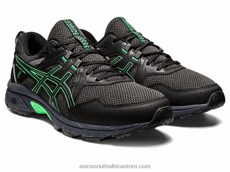 Men Asics Gel-Venture 8 LH4X0947 Black/New Leaf