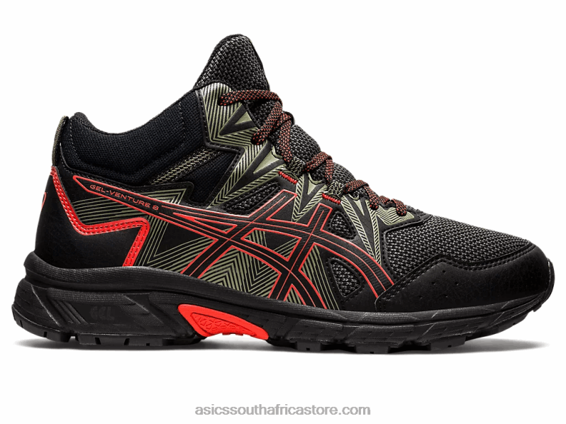 Men Asics Gel-Venture 8 MT LH4X0726 Black/Cherry Tomato