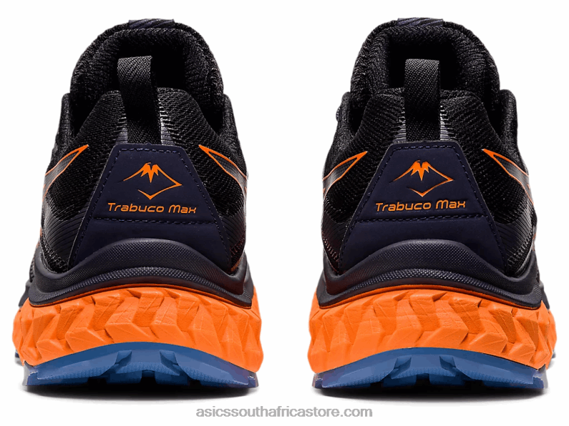 Men Asics Trabuco Max LH4X01485 Black/Shocking Orange