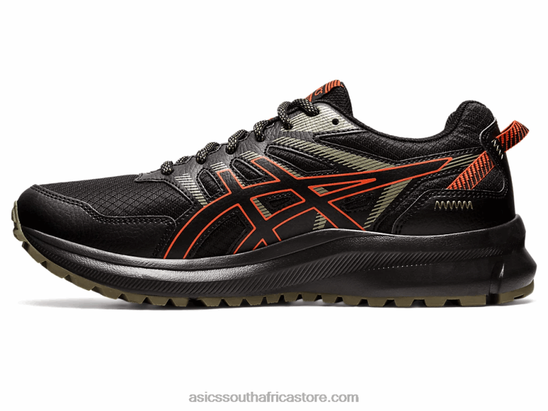 Men Asics Trail Scout 2 Extra Wide LH4X0768 Black/Cherry Tomato