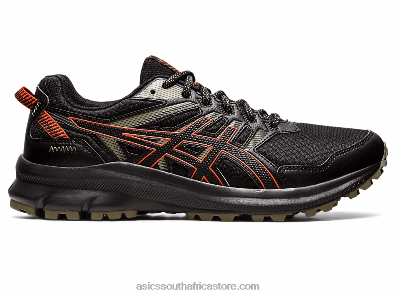 Men Asics Trail Scout 2 LH4X01008 Black/Cherry Tomato