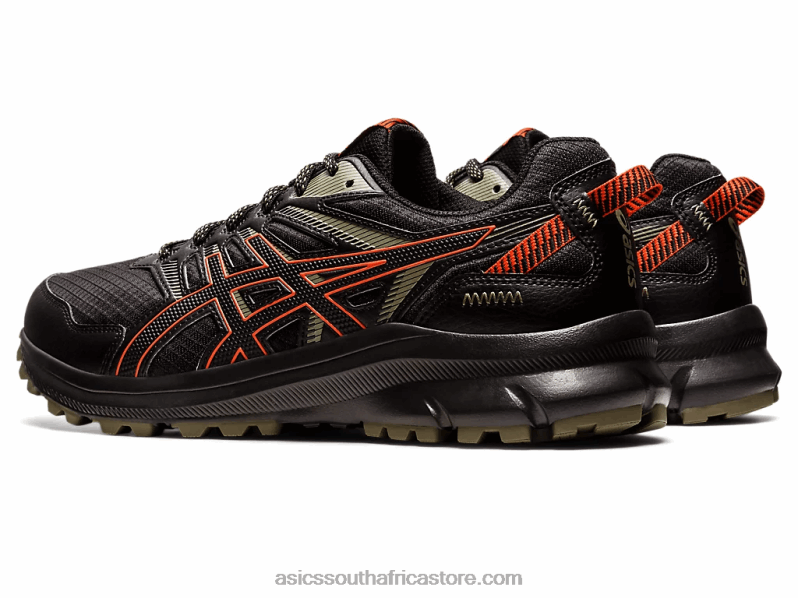 Men Asics Trail Scout 2 LH4X01008 Black/Cherry Tomato