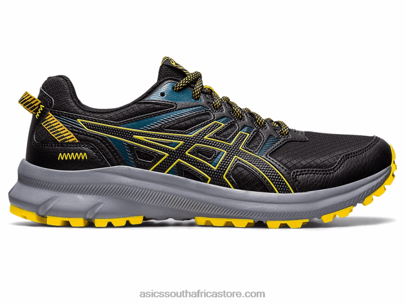 Men Asics Trail Scout 2 LH4X0408 Black/Golden Yellow