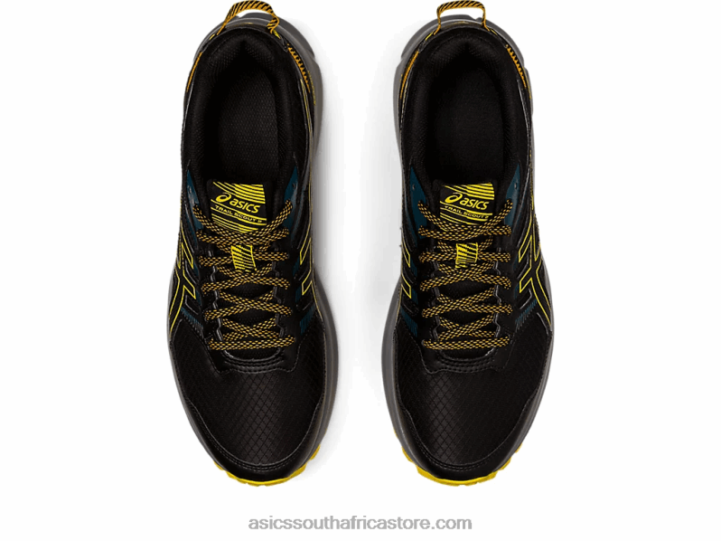 Men Asics Trail Scout 2 LH4X0408 Black/Golden Yellow