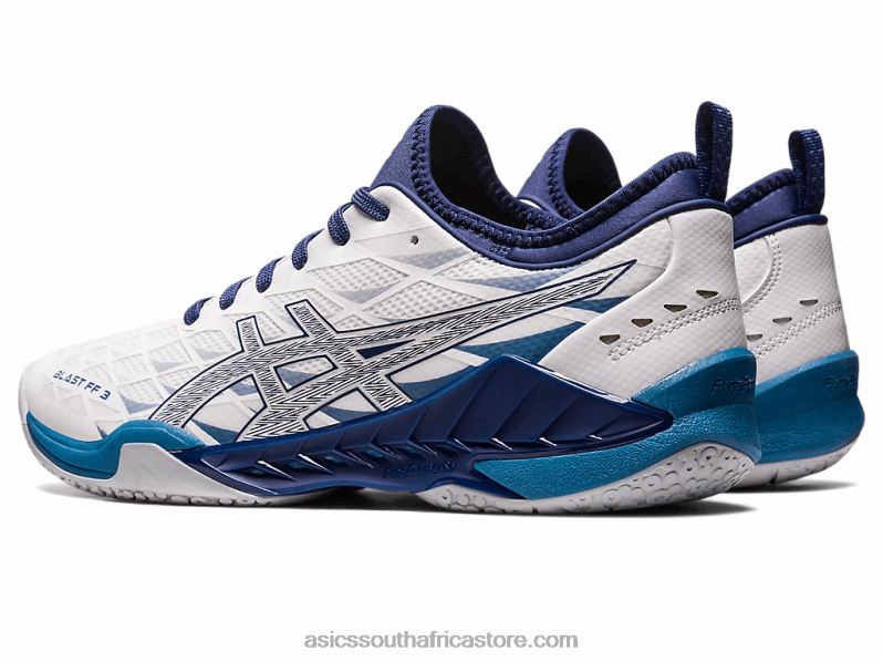 Men Asics Blast FF 3 LH4X01134 White/Deep Ocean