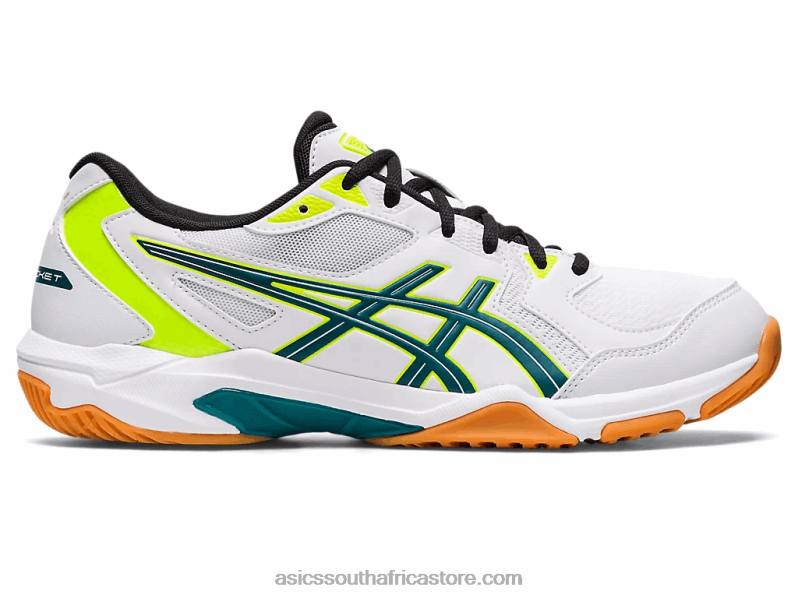 Men Asics Gel-Rocket 10 LH4X01131 White/Velvet Pine