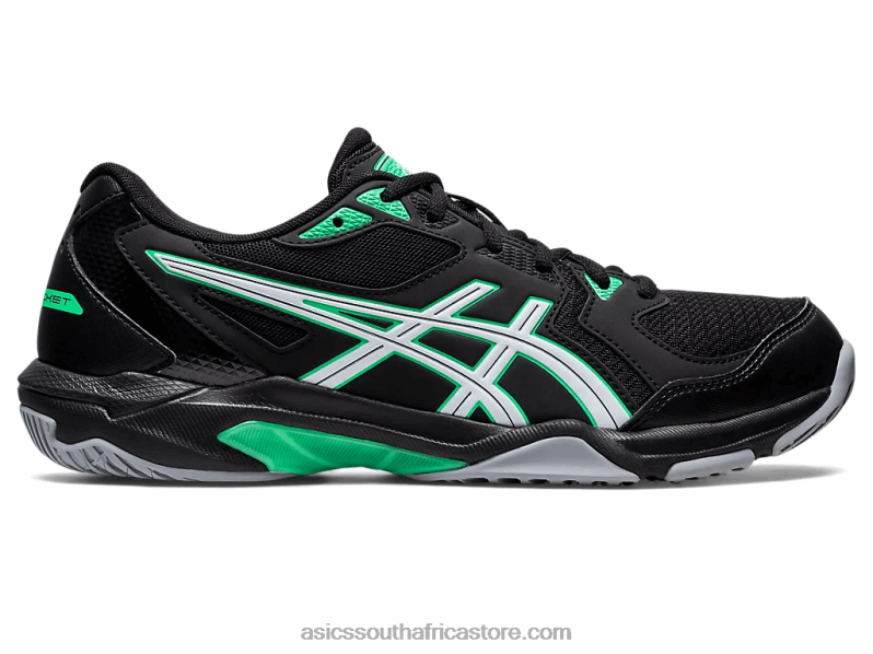 Men Asics Gel-Rocket 10 LH4X01150 Black/New Leaf