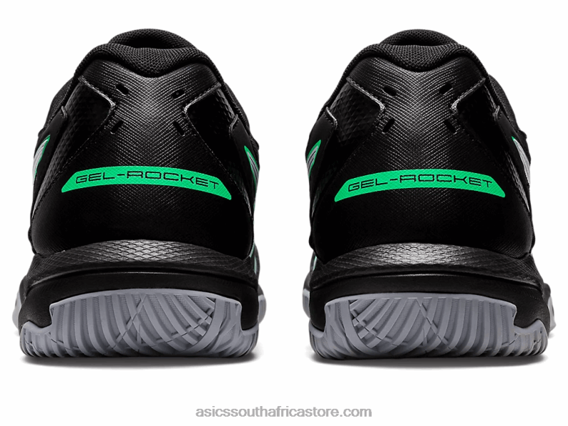 Men Asics Gel-Rocket 10 LH4X01150 Black/New Leaf