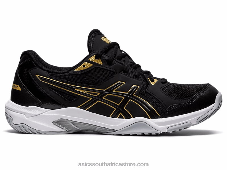 Men Asics Gel-Rocket 10 LH4X01888 Black/Pure Gold