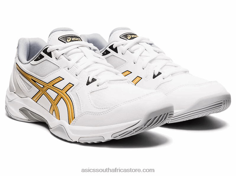 Men Asics Gel-Rocket 10 LH4X01890 White/Pure Gold