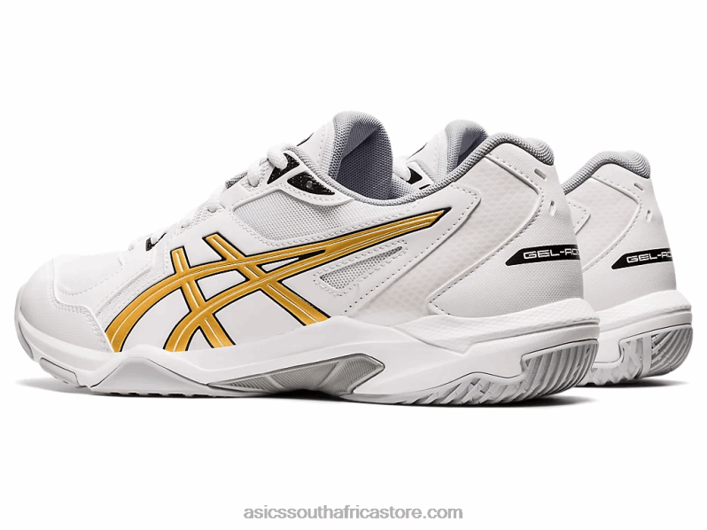 Men Asics Gel-Rocket 10 LH4X01890 White/Pure Gold
