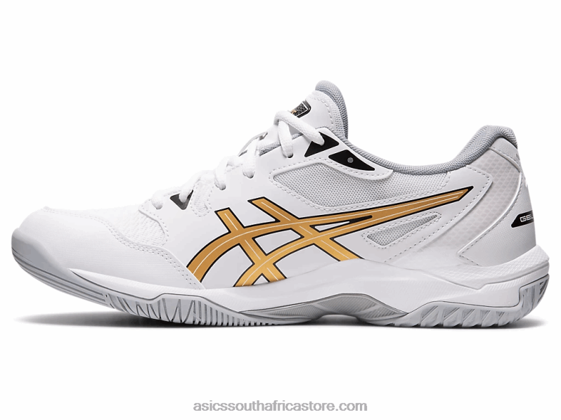 Men Asics Gel-Rocket 10 LH4X01890 White/Pure Gold