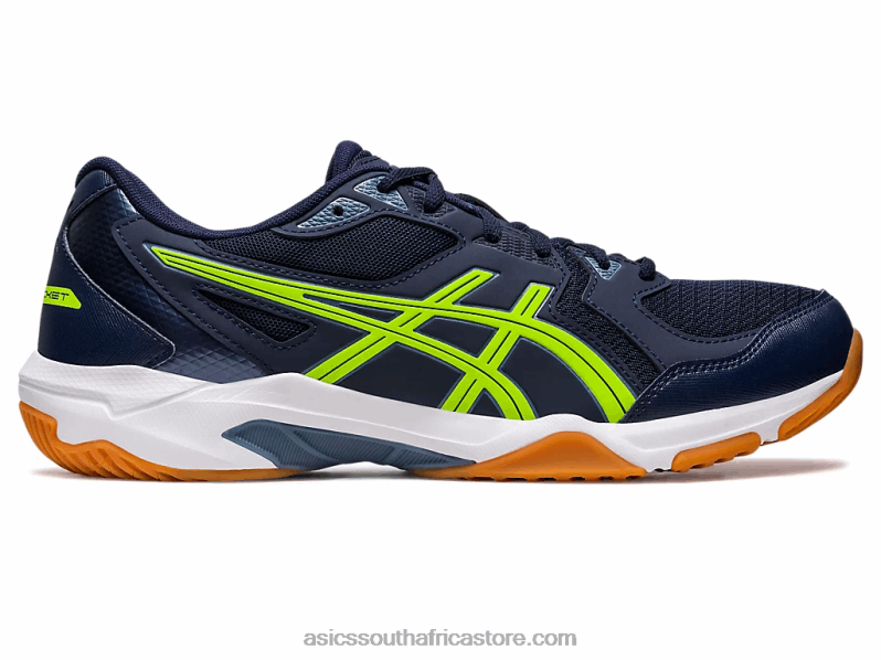 Men Asics Gel-Rocket 10 LH4X0407 Midnight/Hazard Green