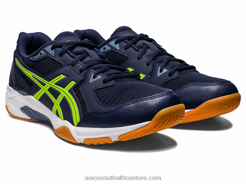 Men Asics Gel-Rocket 10 LH4X0407 Midnight/Hazard Green