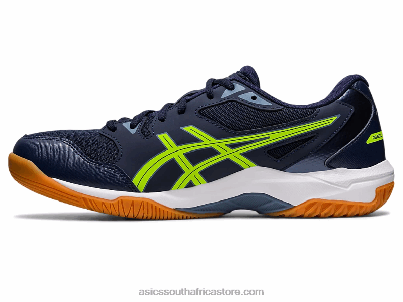 Men Asics Gel-Rocket 10 LH4X0407 Midnight/Hazard Green