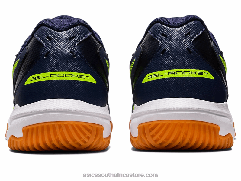 Men Asics Gel-Rocket 10 LH4X0407 Midnight/Hazard Green