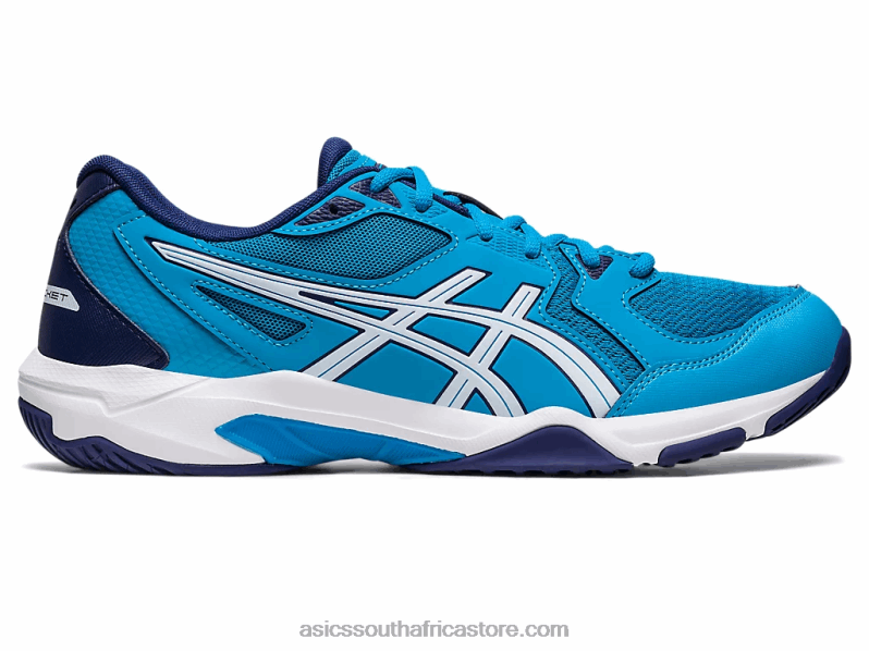Men Asics Gel-Rocket 10 LH4X0461 Island Blue/White