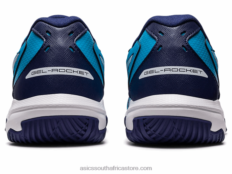 Men Asics Gel-Rocket 10 LH4X0461 Island Blue/White
